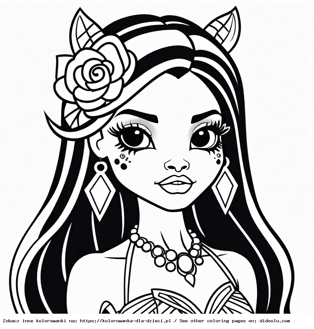 kolorowanka do druku monster high