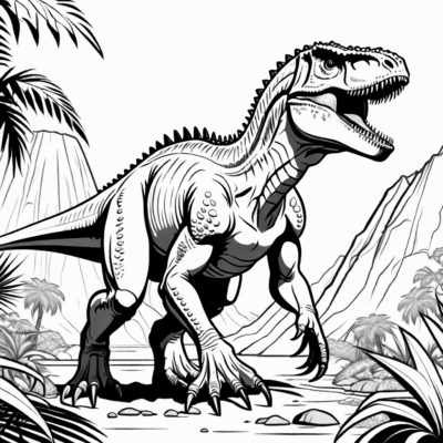 kolorowanka indominus rex