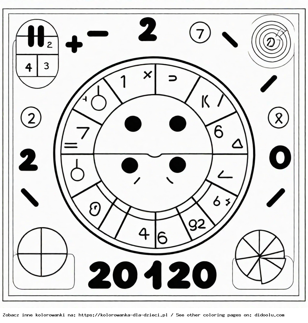 Kolorowanka liczby 1–20: zabawa i nauka