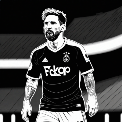 kolorowanka messi psg