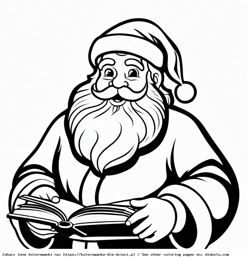 kolorowanka mikołajek