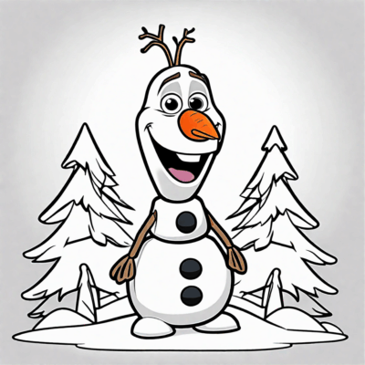 kolorowanka olaf