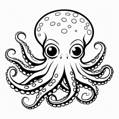 kolorowanka ośmiornica
