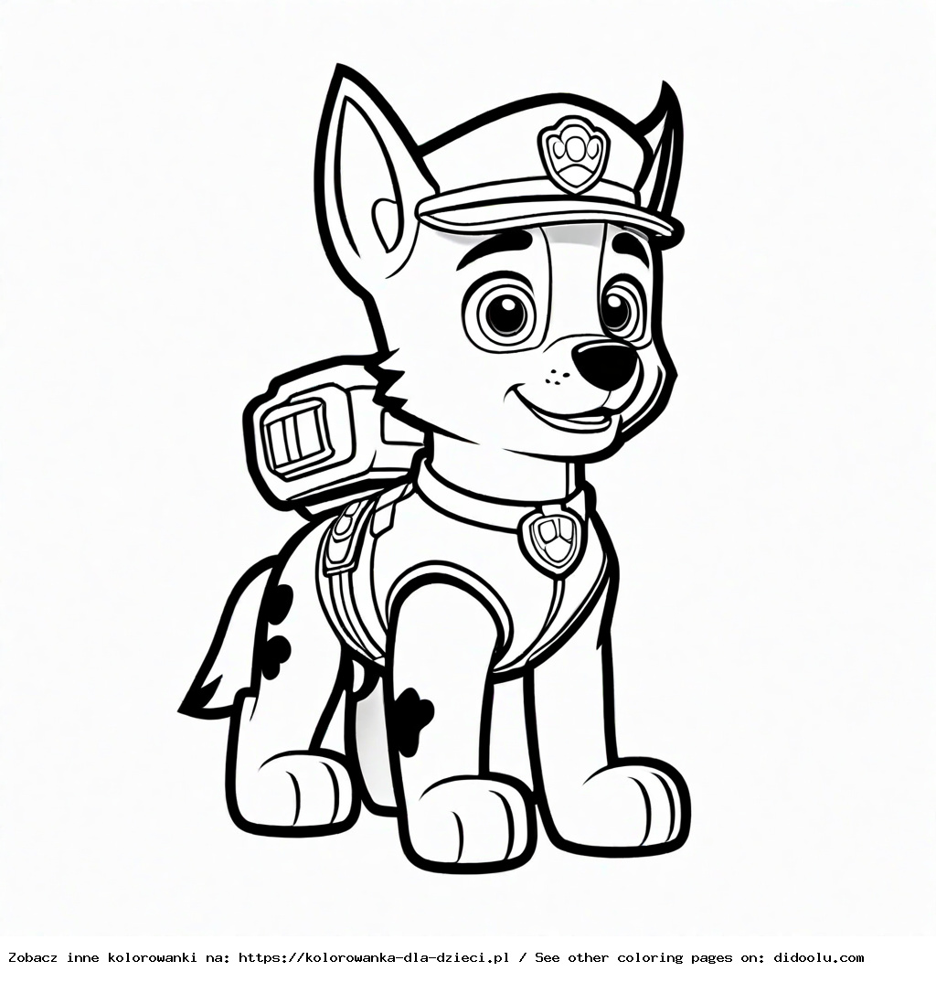 kolorowanka paw patrol