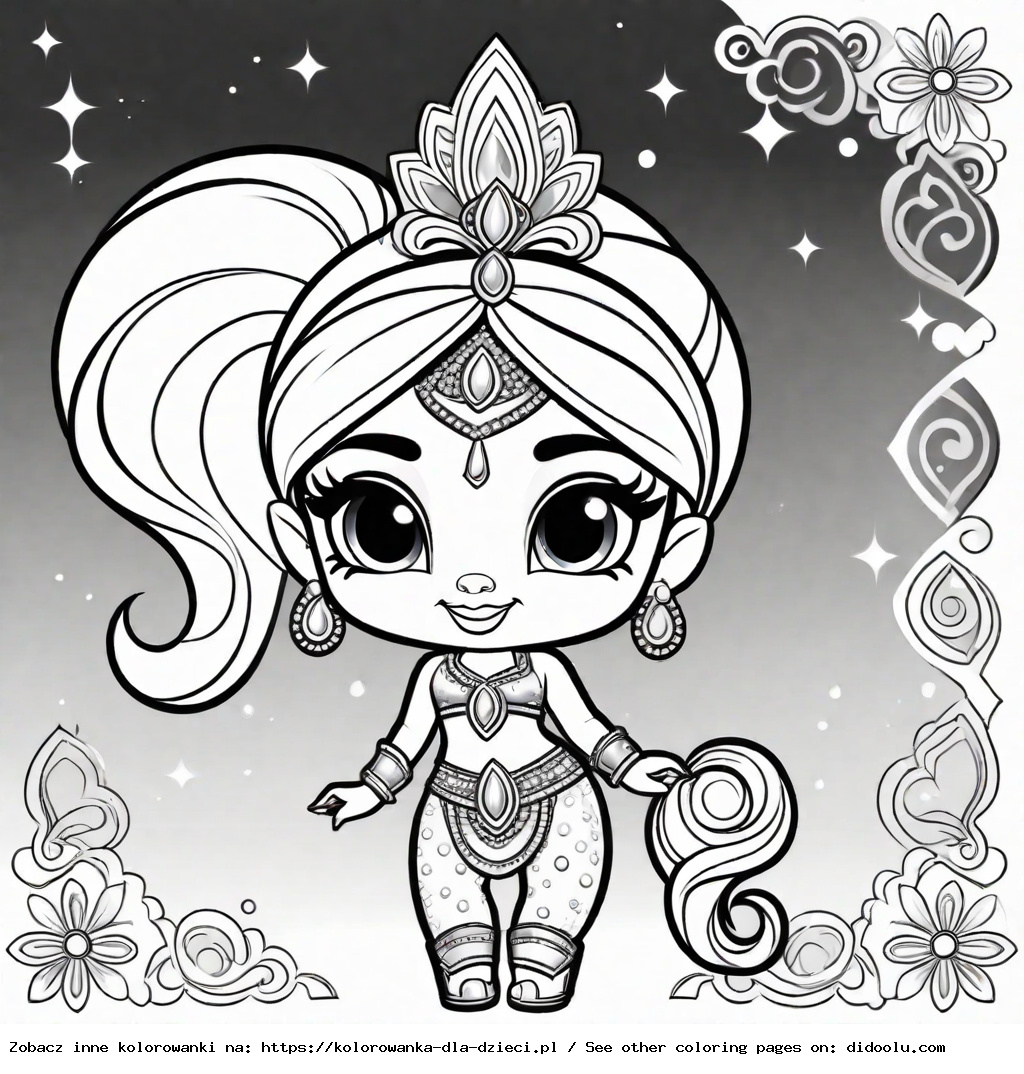 kolorowanka shimmer i shine