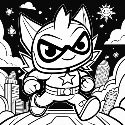 Kolorowanka Super Zings do wydruku dla dzieci