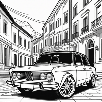 kolorowanki auto do druku