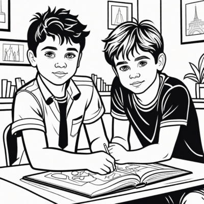 kolorowanki chłopców