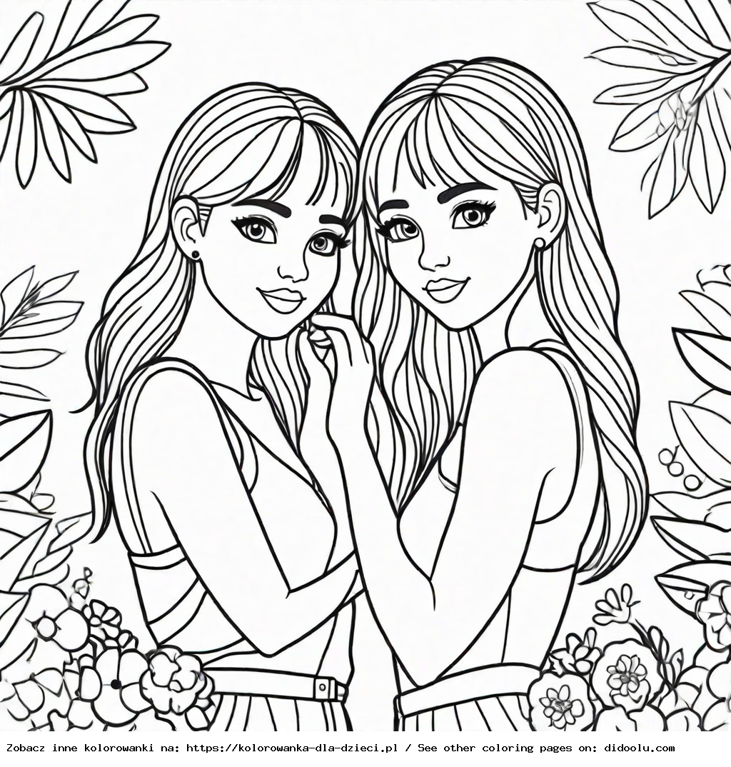 kolorowanki dla bff