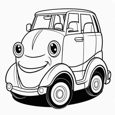 kolorowanki dla dzieci samochód