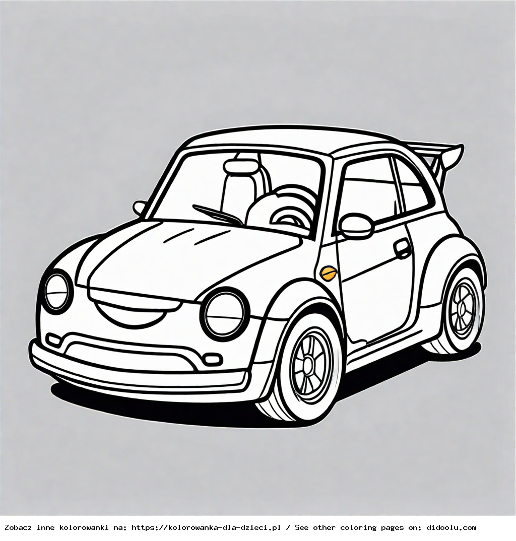 kolorowanki dla dzieci samochody