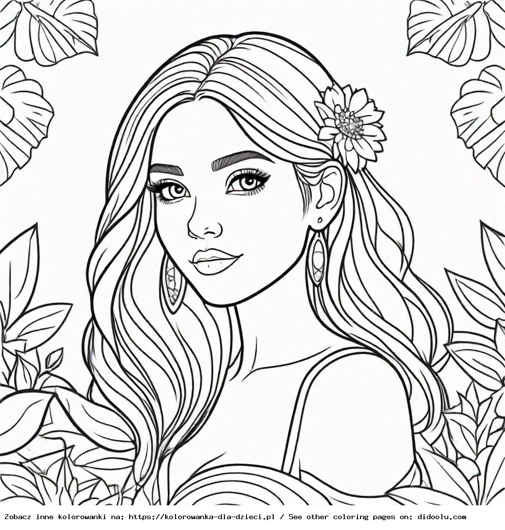 kolorowanki do druku dziewczynki