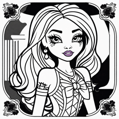 kolorowanki do druku monster high