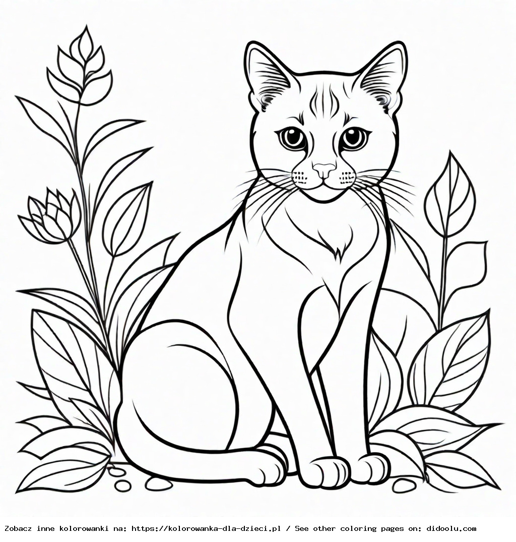 kolorowanki do druku zwierzęta koty