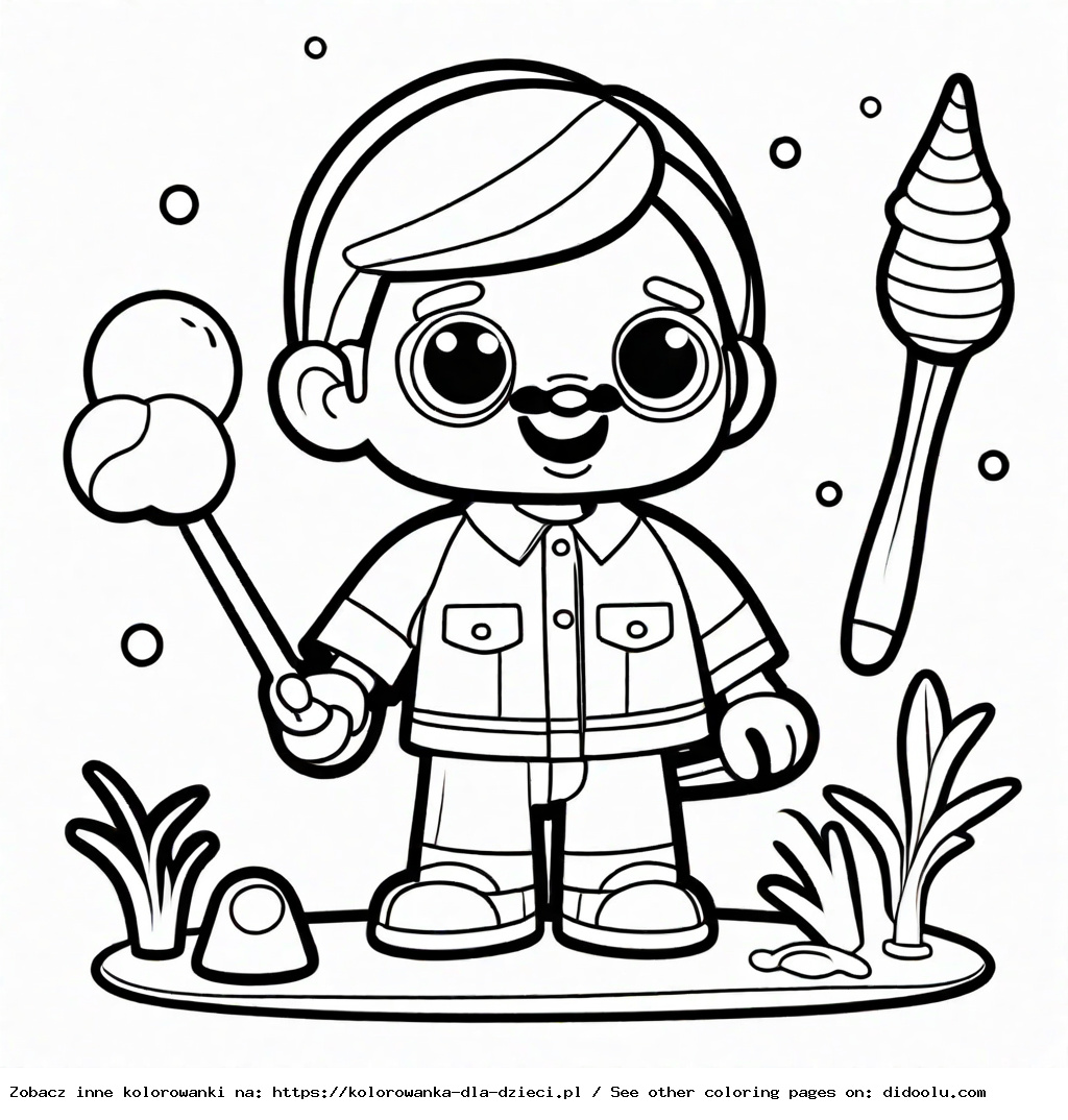 kolorowanki do wyklejania plasteliną