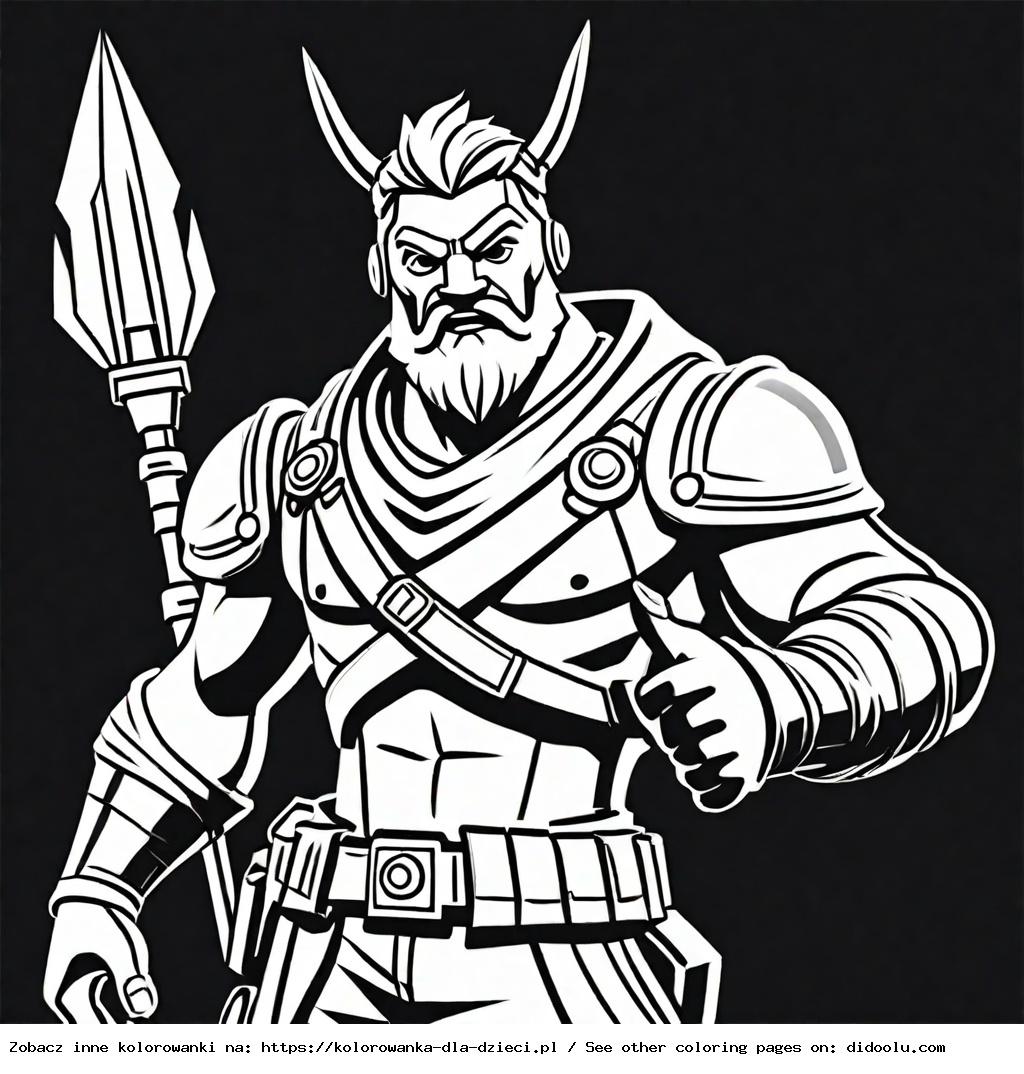 kolorowanki fortnite midas