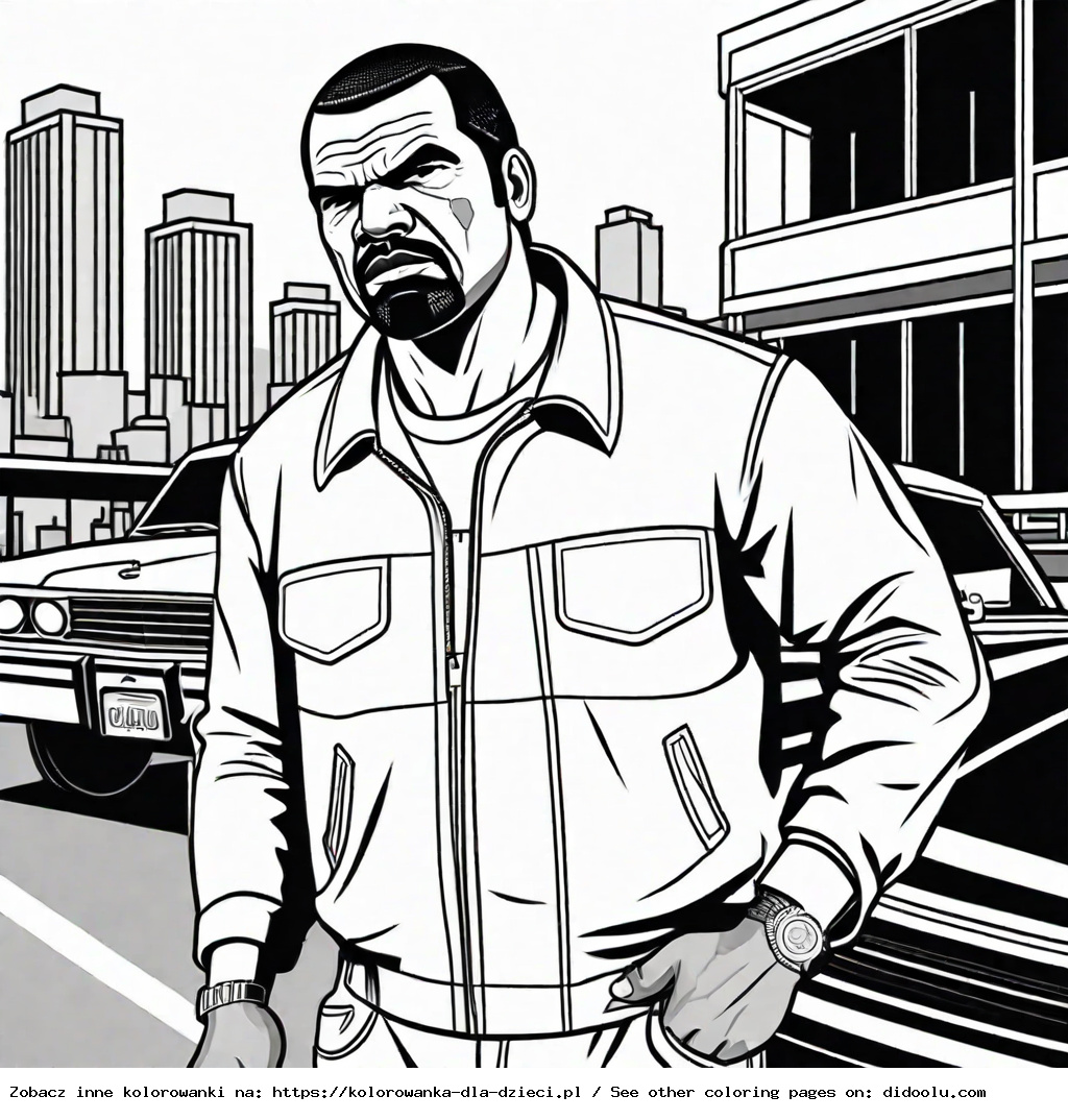 kolorowanki gta