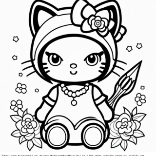 Kolorowanka Hello Kitty
