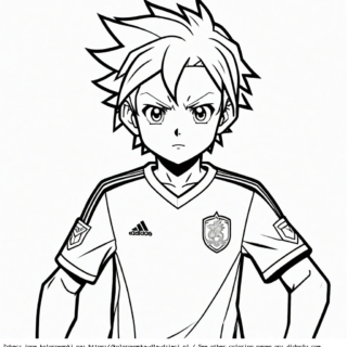 kolorowanki inazuma eleven