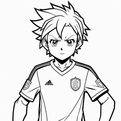 kolorowanki inazuma eleven
