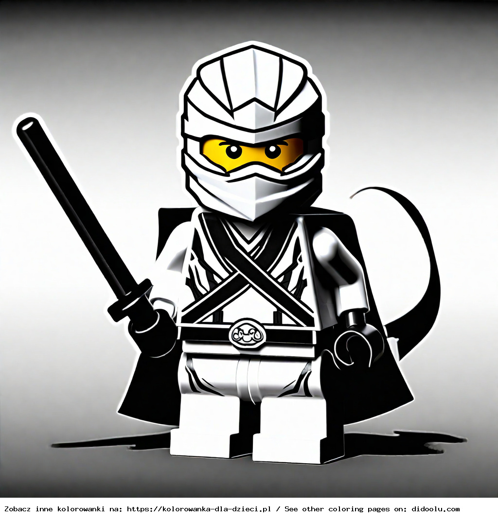 kolorowanki lego ninjago zane