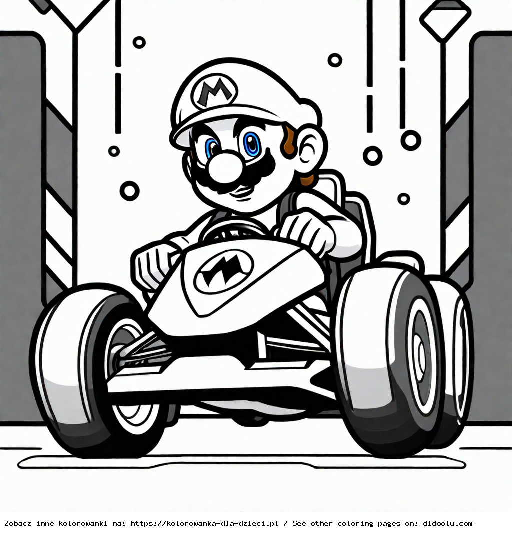 kolorowanki mario kart