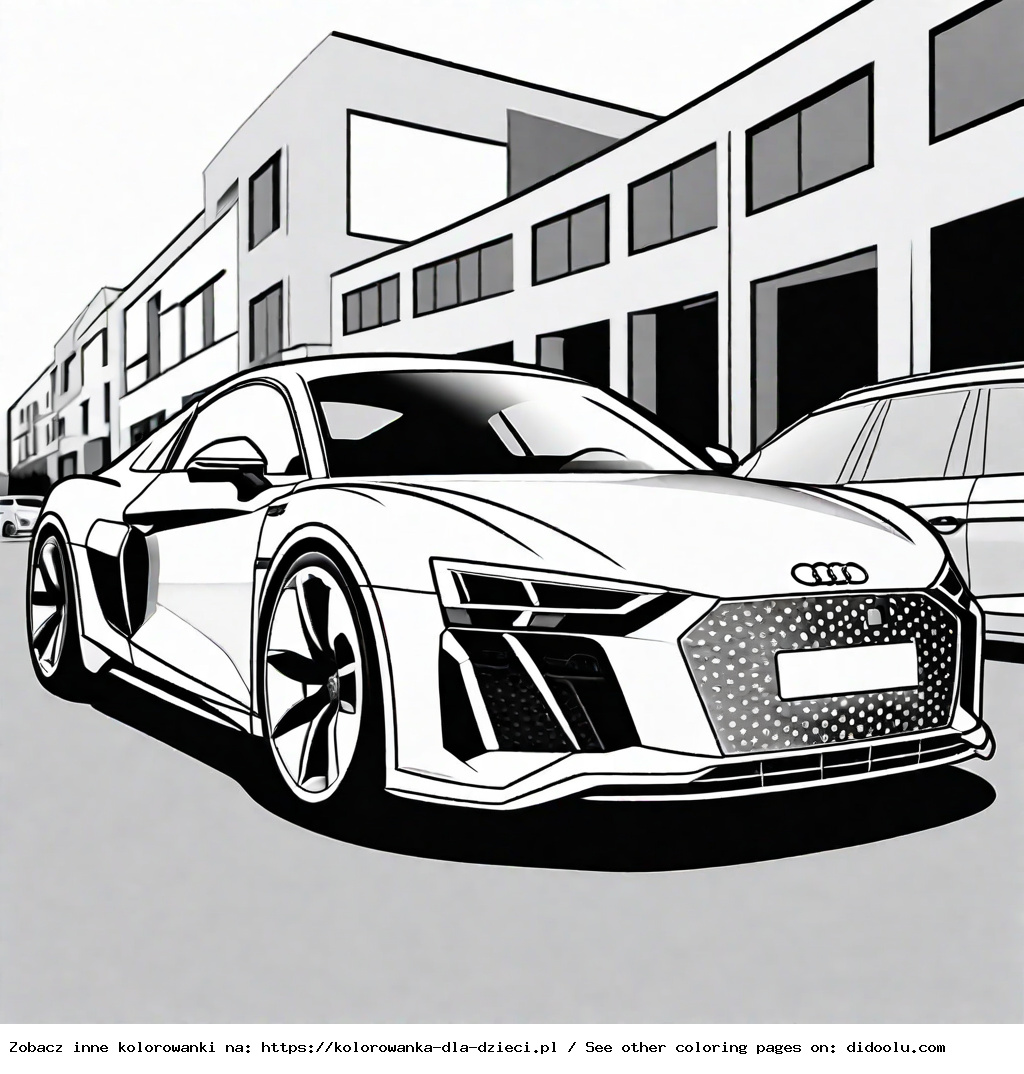 kolorowanki samochody audi