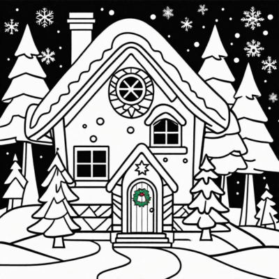 Bożonarodzeniowe kolorowanki dla maluchów