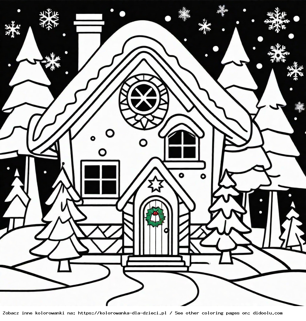 Bożonarodzeniowe kolorowanki dla maluchów