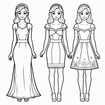 kolorowanki ubieranki do druku