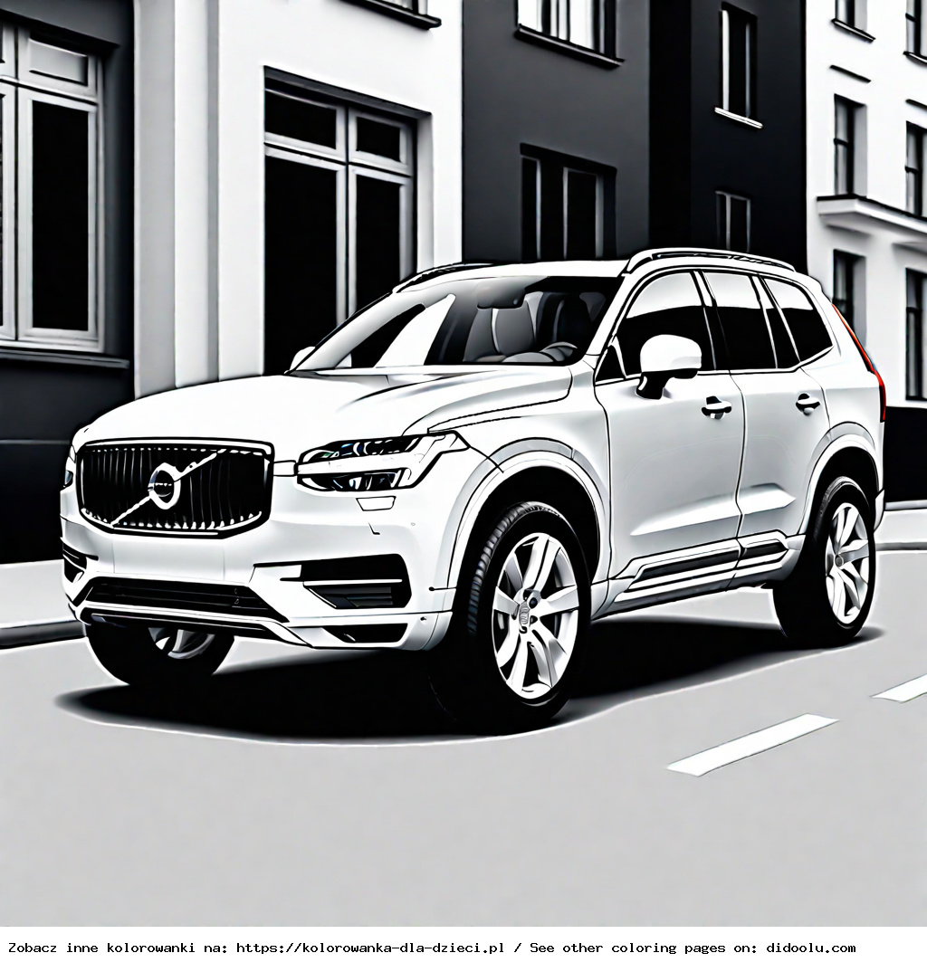 kolorowanki volvo