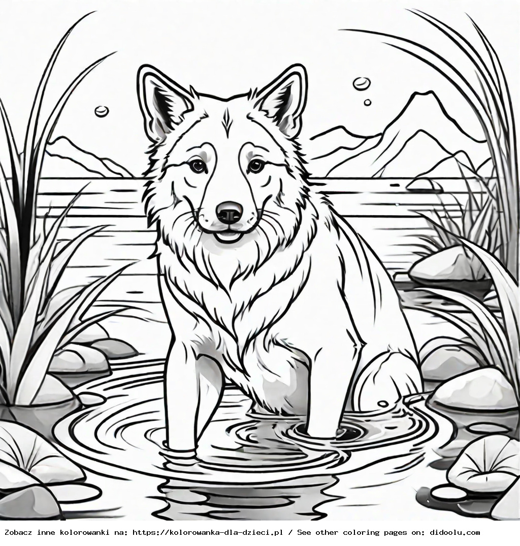 kolorowanki woda