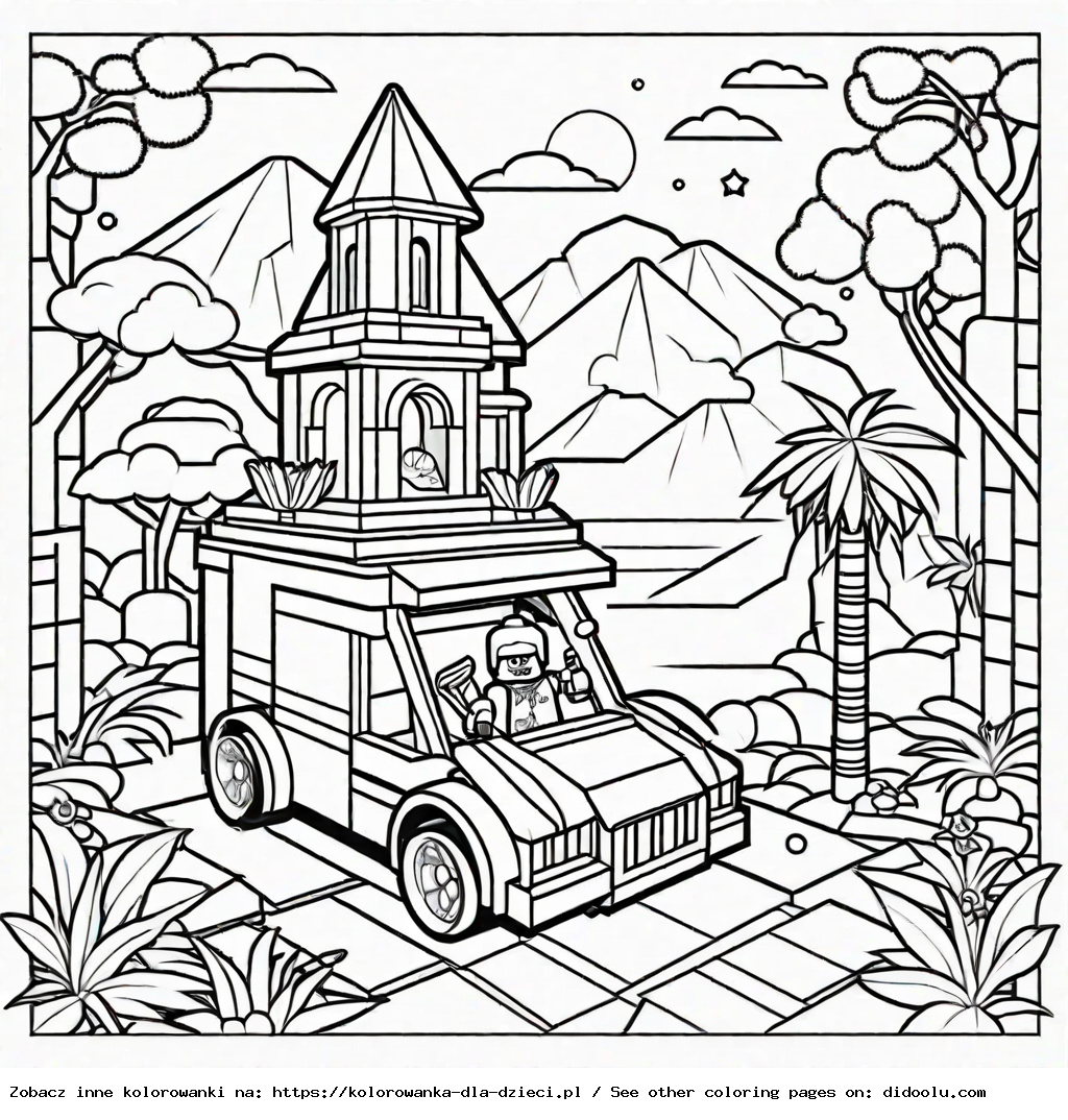 lego dreamzzz kolorowanka do druku