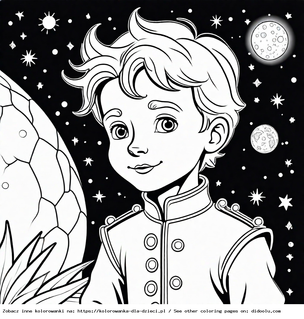 mały książe kolorowanka