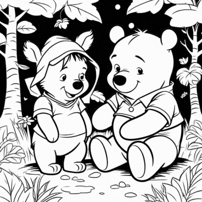 miś puchatek kolorowanka