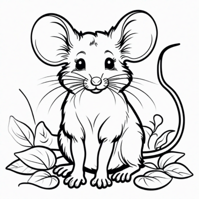 myszka kolorowanka do druku
