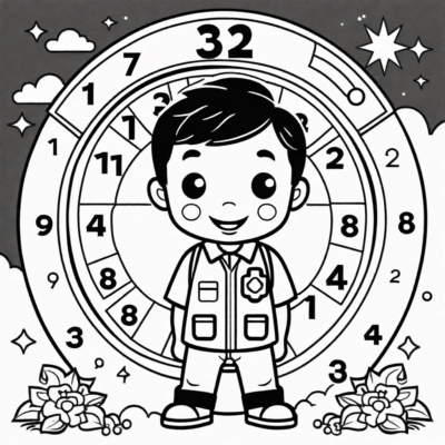 numery alarmowe kolorowanka