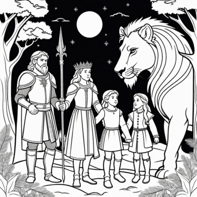 opowieści z narnii kolorowanki do druku