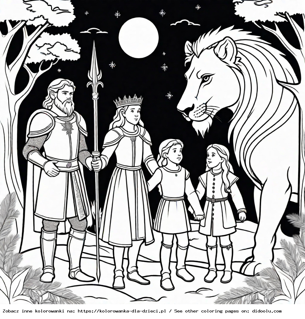 opowieści z narnii kolorowanki do druku