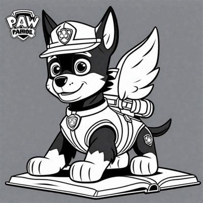 paw patrol kolorowanka