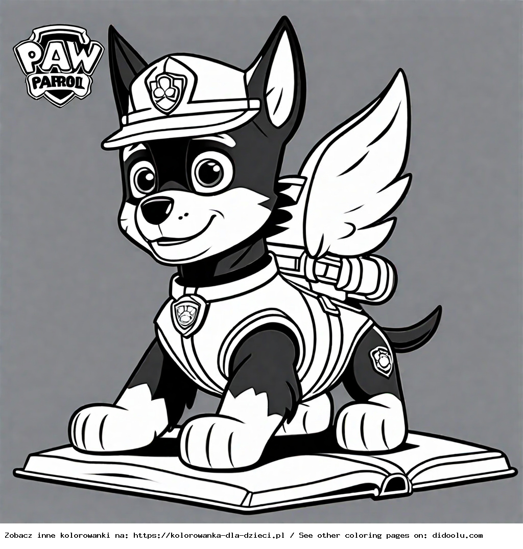 paw patrol kolorowanka