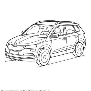 skoda kolorowanka