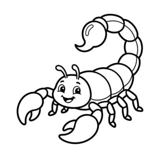 Kolorowanka Skorpion