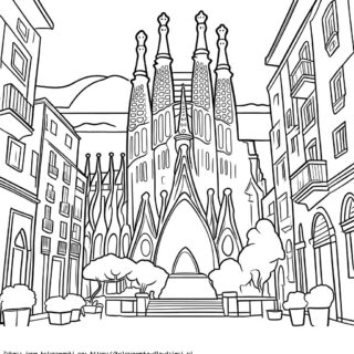 kolorowanka barcelona