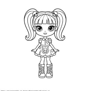 Kolorowanka Lalka Monster High