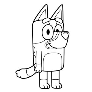 kolorowanki bluey do druku