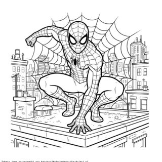 spiderman kolorowanka do wydruku