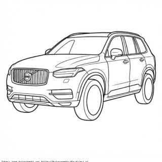 Kolorowanka Volvo Suv
