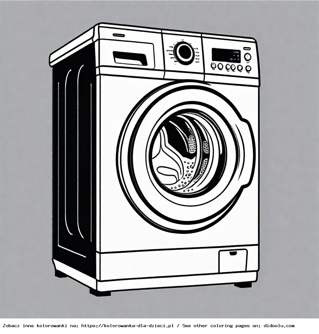 pralka kolorowanka