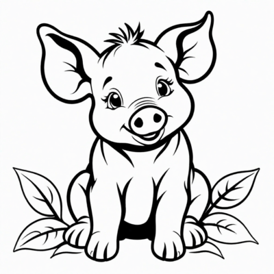 prosiaczek kolorowanka